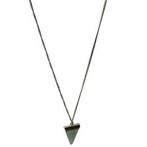 Elegant Boho Chic Green Stone Pendant Necklace Fashion Jewelry Women